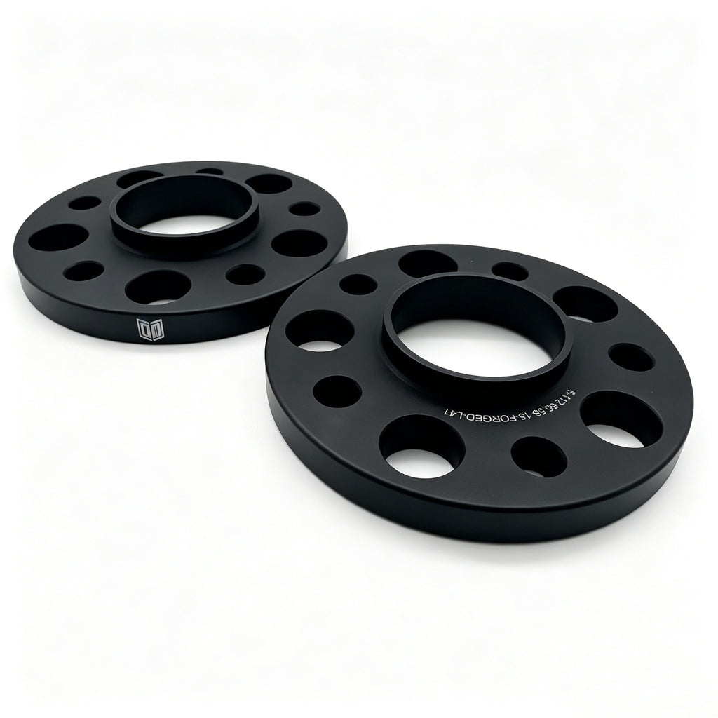 OMAO 2PC 15mm 5X112mm 66.56mm Hubcentric Wheel Spacers for A4 S4 A5 S5 A6 S6 Benz